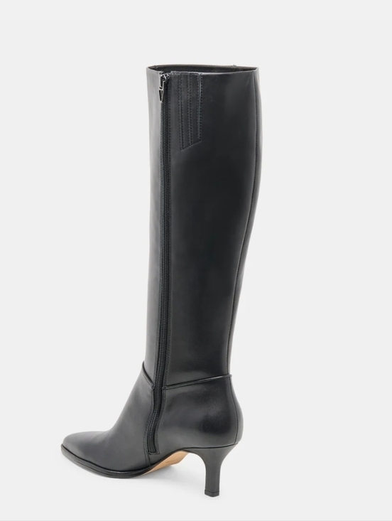 🖤🔹️Dolce Vita 🔹️Aldy  Black Leather High shaft Boots - Picture 6 of 8